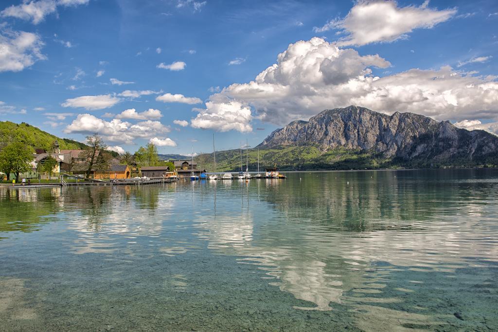 Gasthaus Pension Zur Nixe Щайнбах ам Атерзее Екстериор снимка